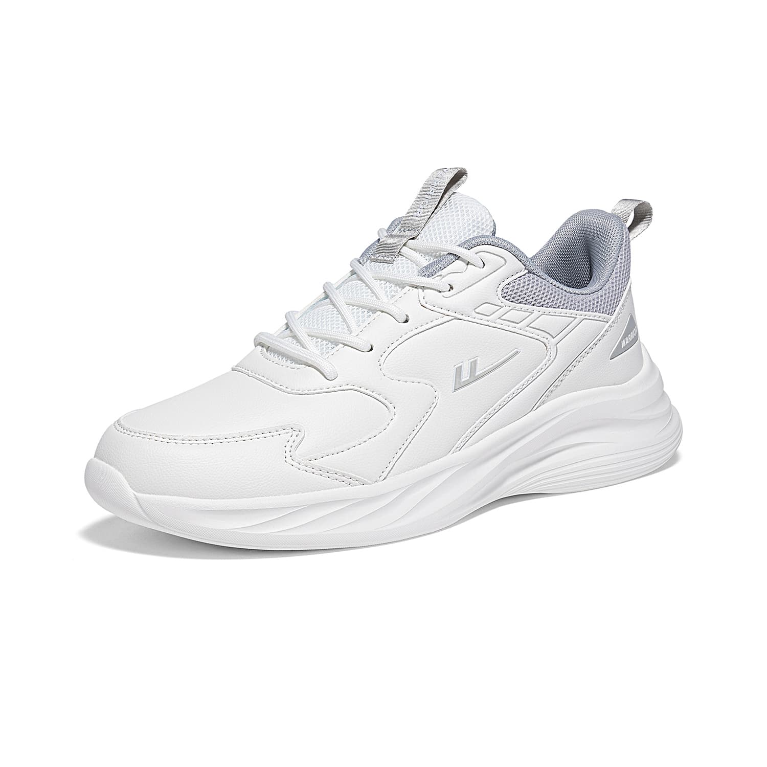 Кроссовки для бега WARRIOR Low Топ Беговые кроссовки Унисекс Бело-серый - изображение 3
