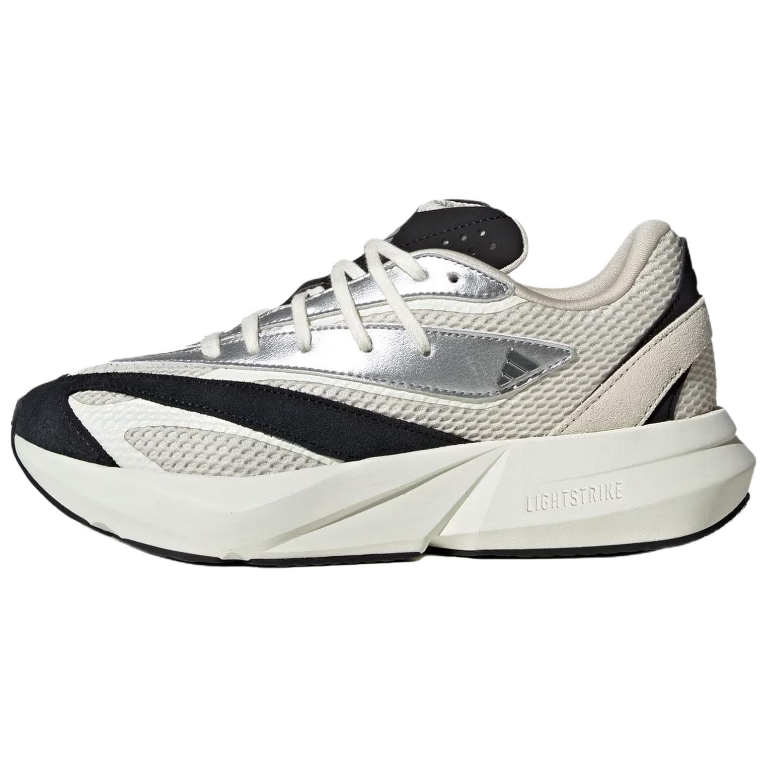 Кроссовки для бега Adidas LIGHTBLAZE Текстиль Кожа LightStrike Повседневные беговые кроссовки Женские Бежевый Серебряный - изображение 1