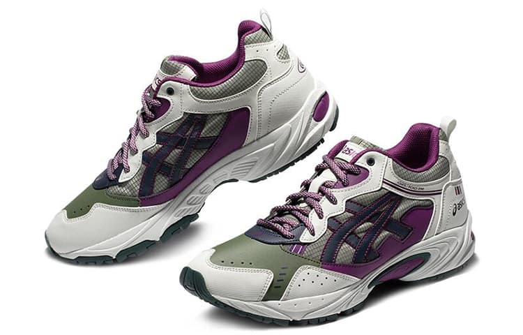 Кроссовки для бега Asics Gel-100 TR White Green Purple - изображение 3