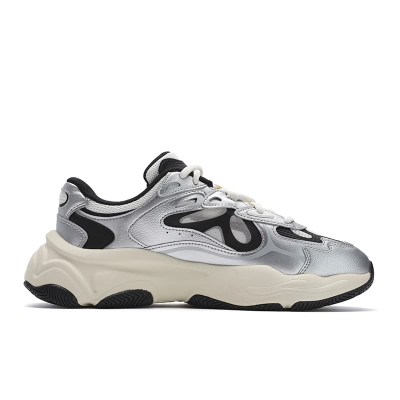 Кроссовки FILA MARS 4 tom sachs X NikeCraft Общего назначения Устойчивые к истиранию Низкие кеды Мужские Серебристо-белые - изображение 2