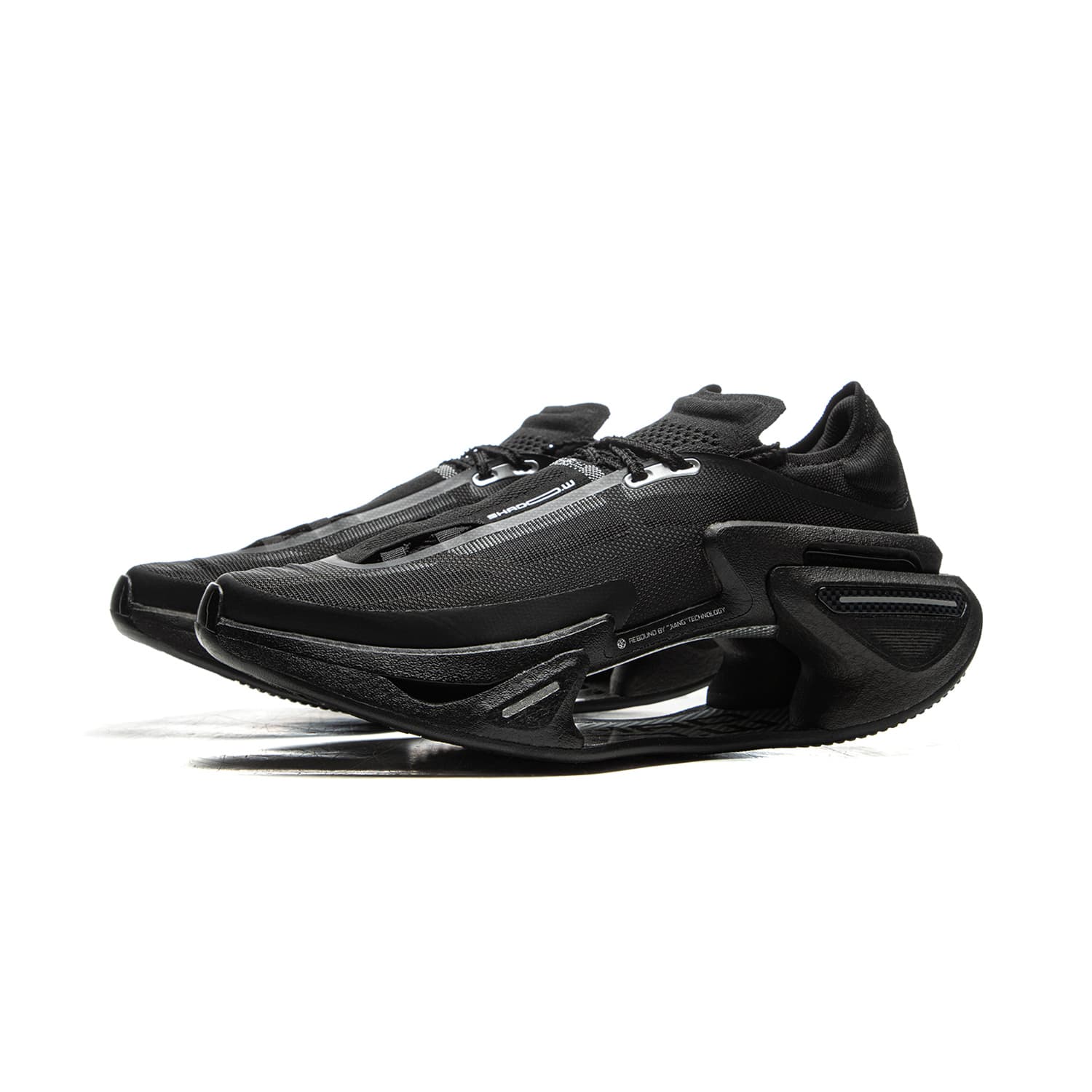 Кроссовки для бега Li NING Shadow 3,0 Ткань Low Топ Li NING Технология BOOM Гонки Беговые кроссовки Унисекс Черный - изображение 3