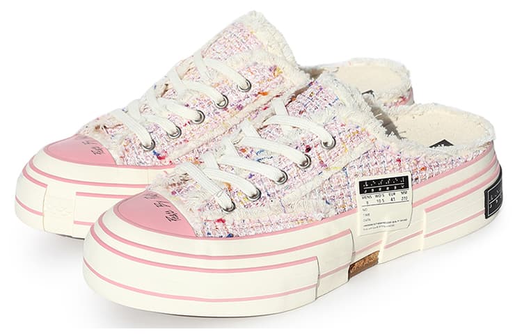 Кеды xVESSEL G.O.P. Slip On "Pink Tweed" - изображение 10