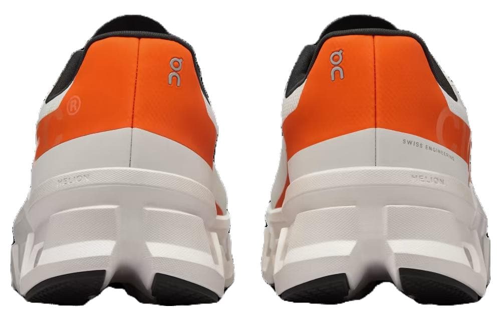 Кроссовки для бега On Cloudmonster White Orange - изображение 4