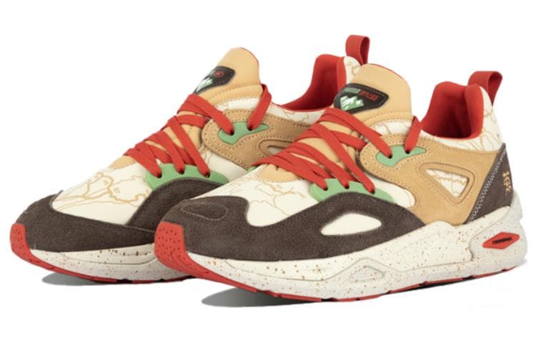 Кроссовки для бега PUMA Trc Blaze Brown Orange - изображение 3