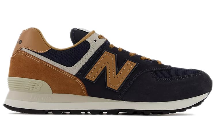 Кроссовки для бега New Balance 574 V2 Blue Brown - изображение 2