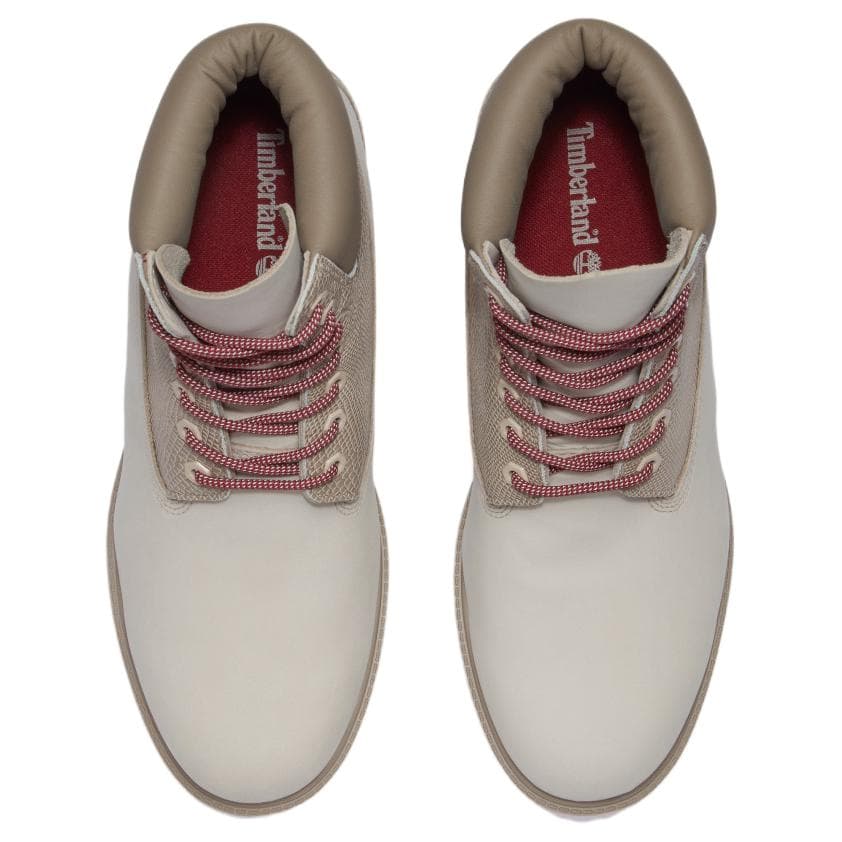 Ботинки уличные Timberland Heritage Collection Короткий Аутдор Мужской Белый Коричневый - изображение 5