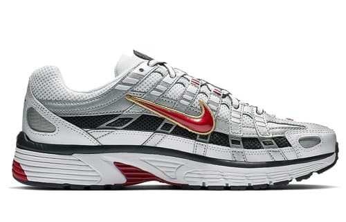 Кроссовки для бега Nike P-6000 White Gold Red - изображение 2