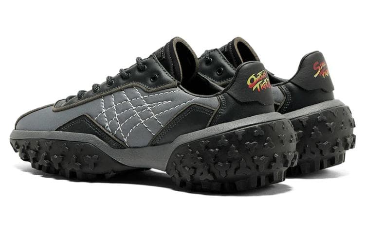Кроссовки Onitsuka Tiger Устойчивая к истиранию низкая уличная обувь унисекс черного цвета - изображение 4