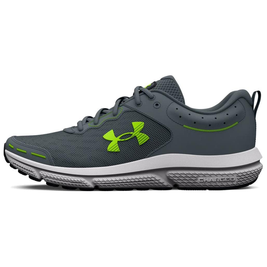 Кроссовки для бега Under Armour Charged Assert 10 Сетчатая ткань Низкий топ Повседневные беговые кроссовки Мужские Серые - изображение 1
