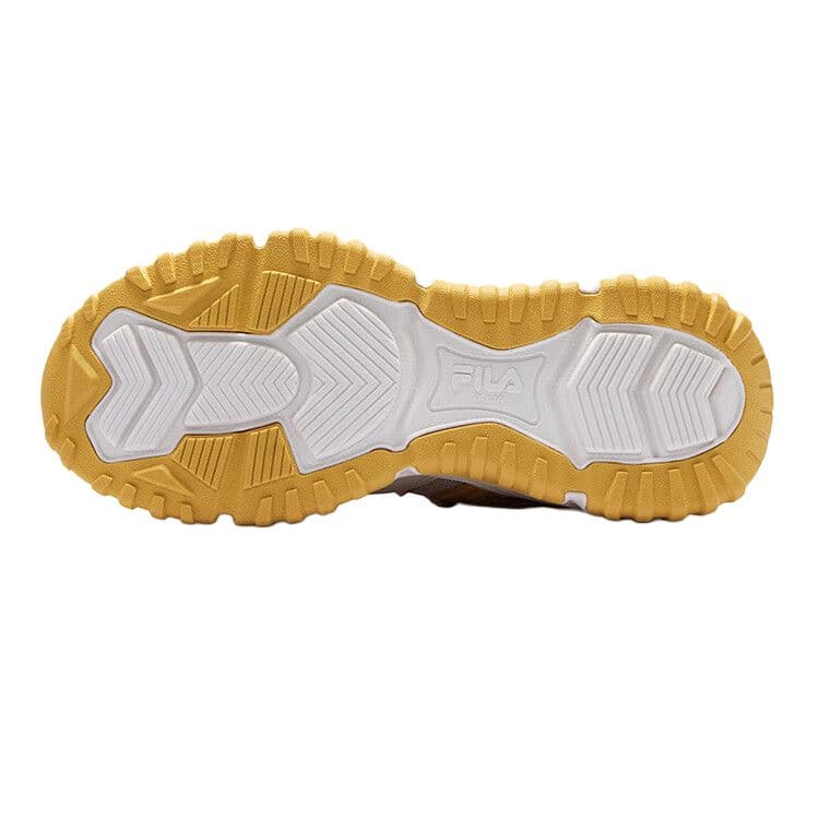 Кроссовки FILA FUSION FREEROAM Wander Shoes Устойчивые к истиранию Низкие кеды Унисекс Желтые - изображение 3