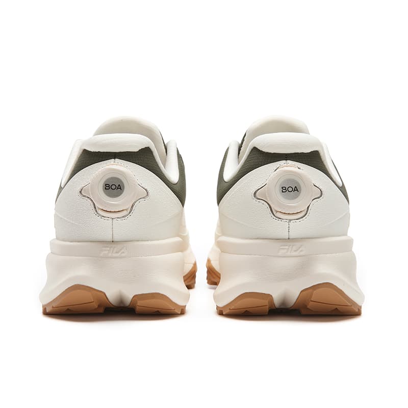 Кроссовки FILA LYNX BOA 3+ Амортизация Устойчивость к истиранию Легкий Низкий Верх Уличная обувь Мужская Цвет раннего снега - изображение 4