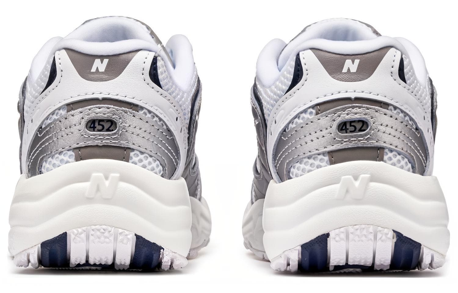 Кроссовки для бега New Balance 452 White Silver - изображение 4