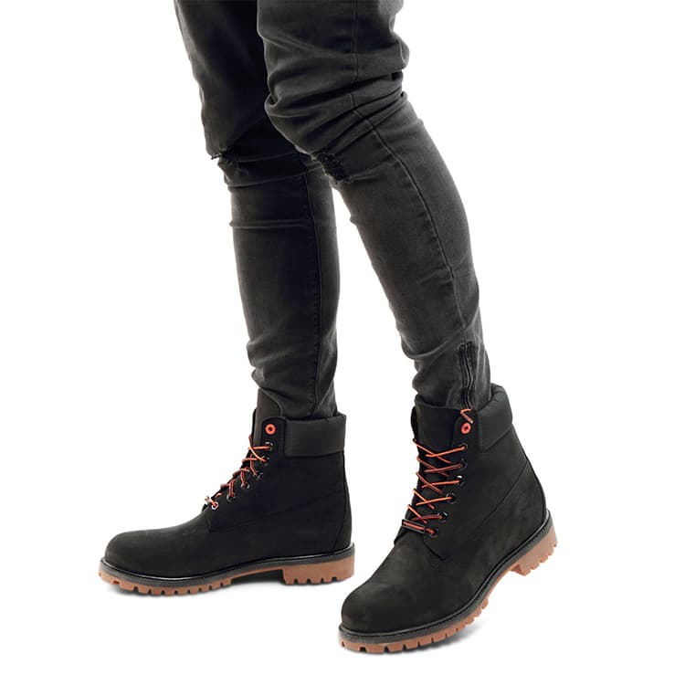Ботинки уличные Timberland 6 Inch Classic Boot Black Wide - изображение 5