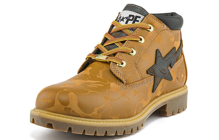 Ботинки уличные Bape x Timberland Chukka Wheat - изображение 4