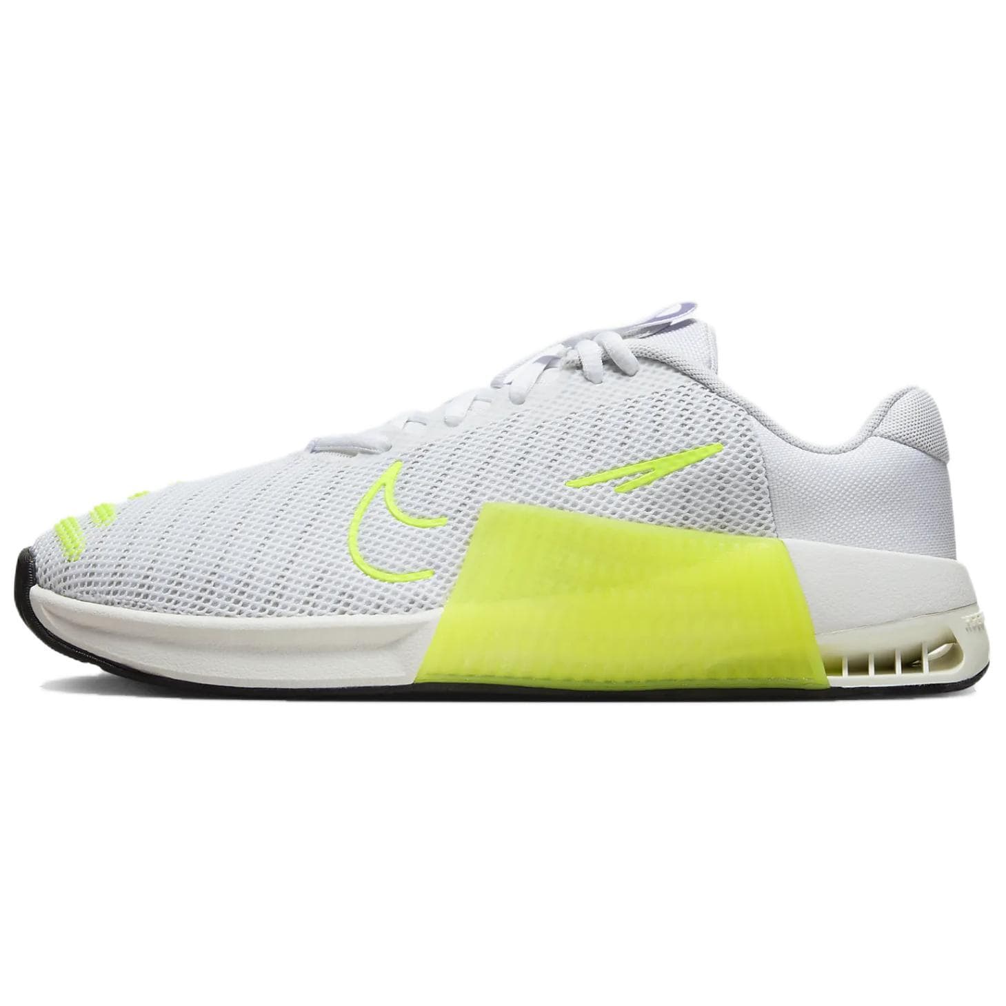 Кроссовки для бега Nike Metcon 9 Удобные и Легкие Низкие Кроссовки для Бега Женские Белые Желтые - изображение 1