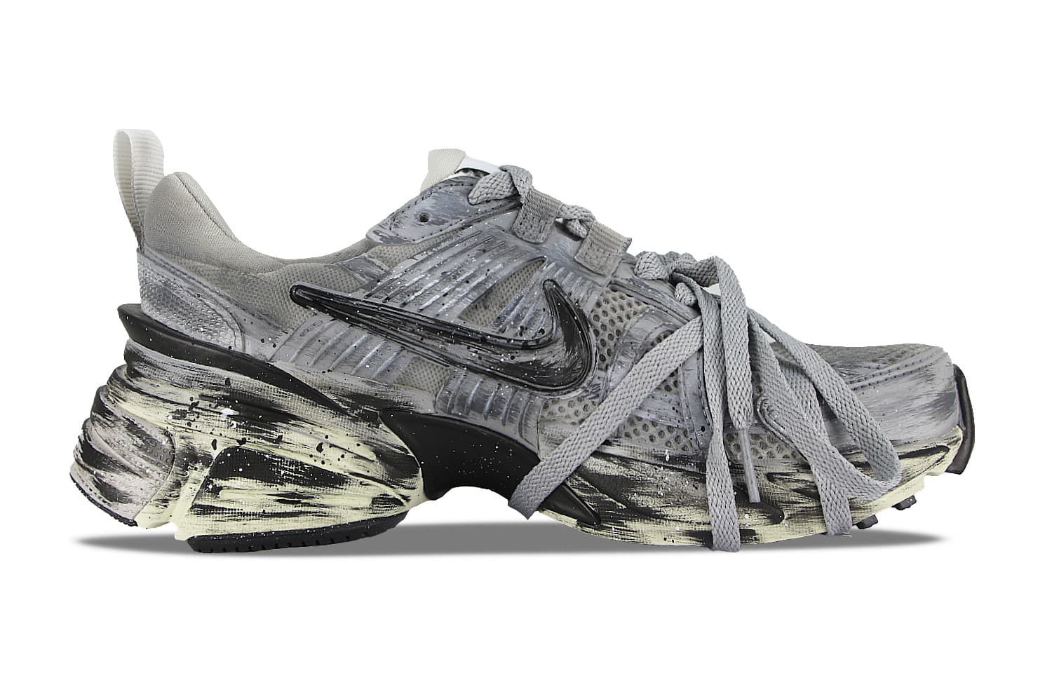 Кроссовки для бега Nike V2K Run Silver White - изображение 2