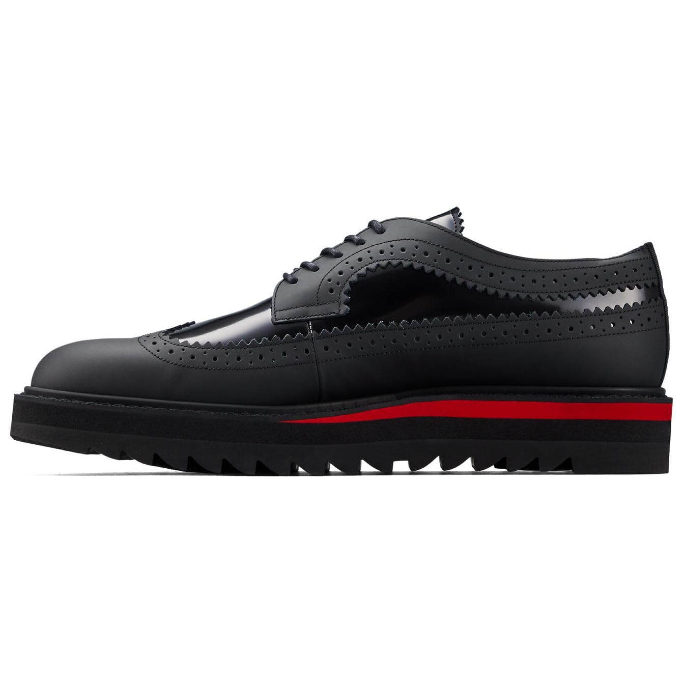 Ботинки Onitsuka Tiger BROGUE Мужская повседневная обувь Мужская Черный Красный - изображение 1