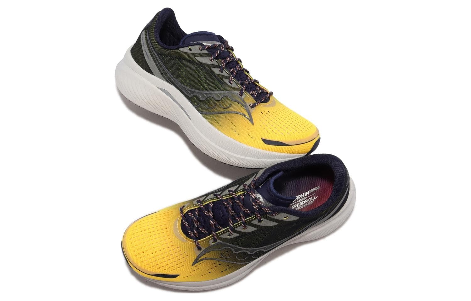 Кроссовки для бега Saucony Endorphin Speed 3 Yellow Grey - изображение 3