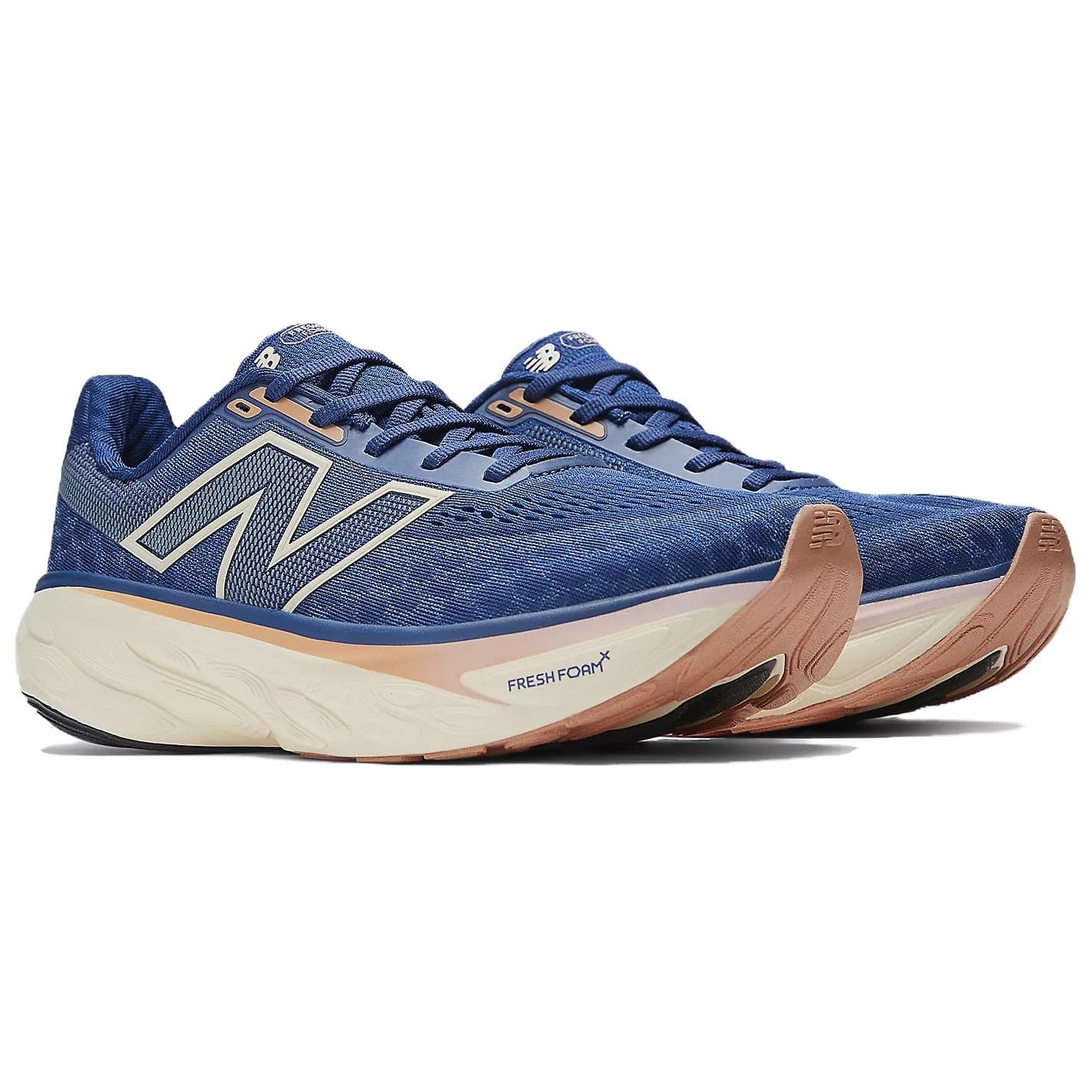 Кроссовки для бега New Balance Fresh Foam X 1080 V14 Устойчивые к истиранию Низкие Беговые кроссовки Женские Синие - изображение 3