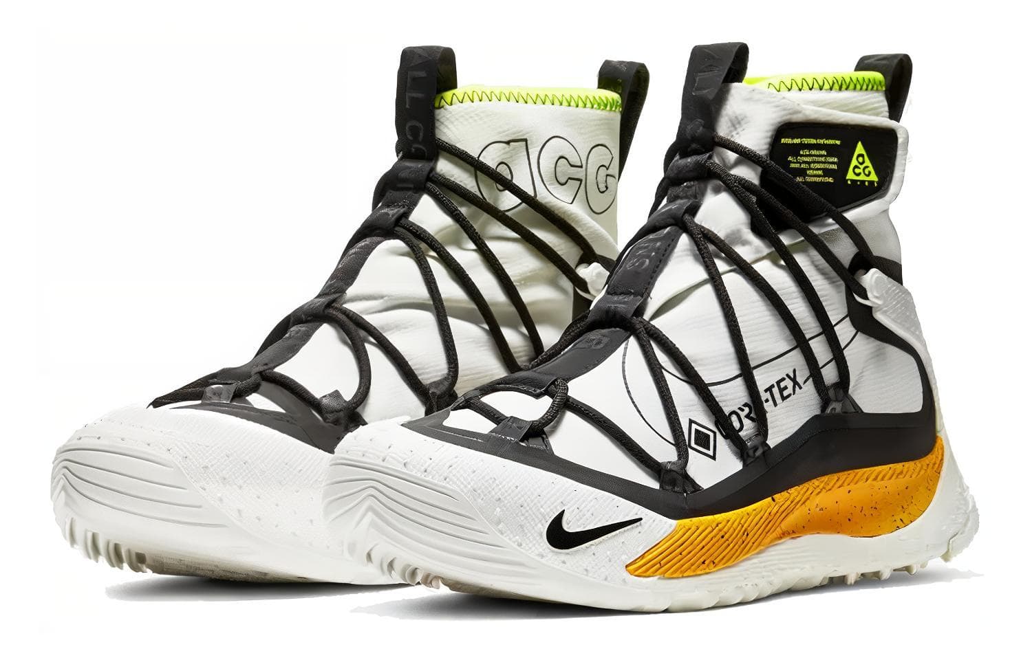 Ботинки уличные Nike ACG Air Terra White Yellow - изображение 3