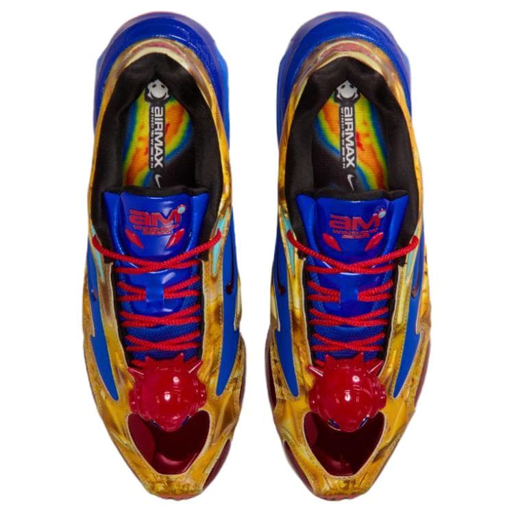 Кроссовки Windowsen X Nike Air Max Muse Беговые кроссовки Женские Золотисто-синий Красный - изображение 4
