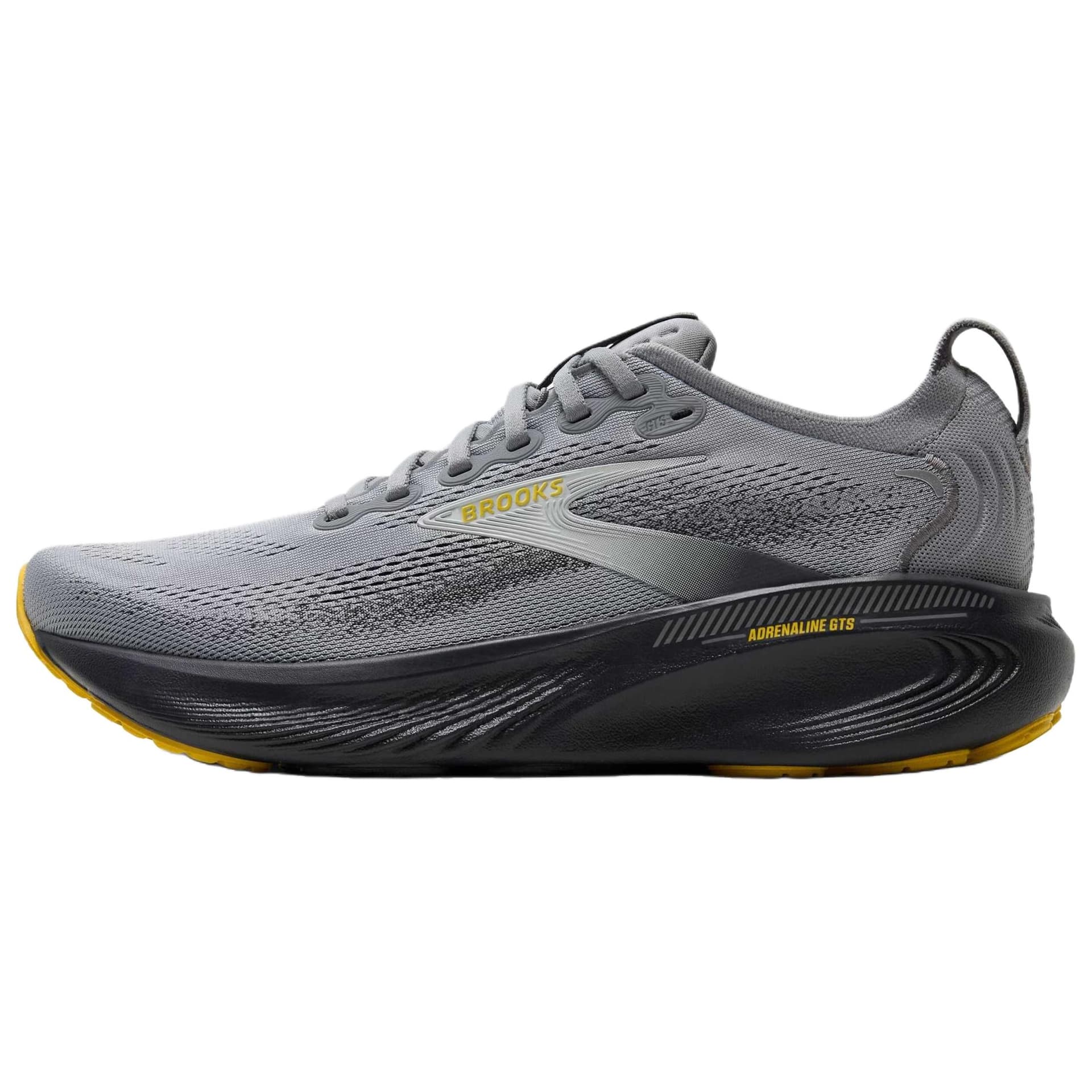 Кроссовки для бега Brooks Adrenaline GTS 25 Мягкий и Комфортный Дышащий Поддерживающие Повседневные Беговые Кроссовки Мужские Серые - изображение 1
