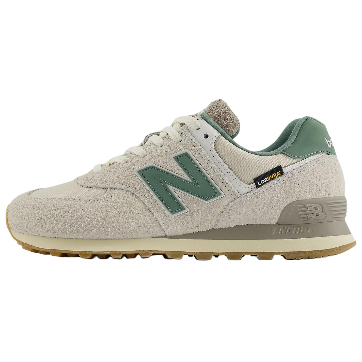 Кроссовки для бега New Balance NB 574 Low Топ Повседневные Городские Коммутатор Кроссовки для Бега Унисекс Белый Зеленый - изображение 1