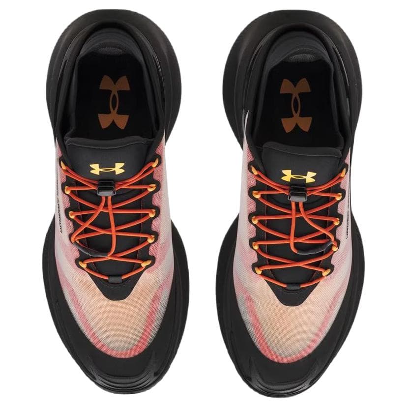 Кроссовки для бега Under Armour Nova Low Топ Беговые кроссовки Унисекс Оранжево-черный - изображение 4