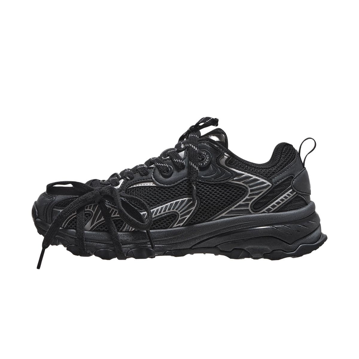 Кроссовки для бега CAMEL Low Top Running Shoes Black Silver - изображение 1