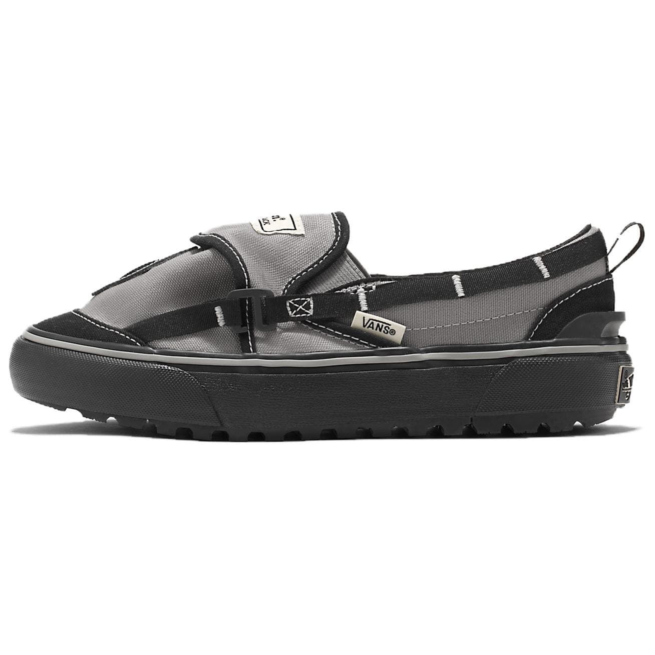 Кроссовки Nicole McLaughlin x Vans Slip-On Low Top Уличная обувь Унисекс Серый Черный - изображение 1