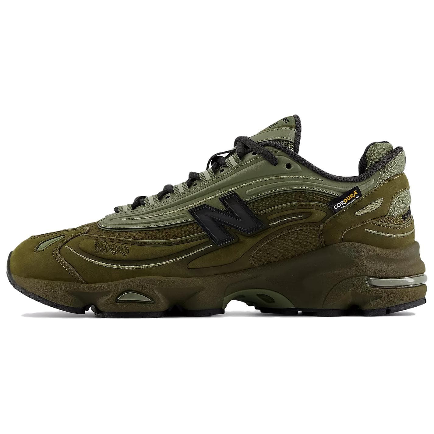 Кроссовки для бега New Balance NB 1000 Устойчивые к истиранию Низкие Повседневные Беговые Кроссовки Мужские Зеленые Коричневые - изображение 1