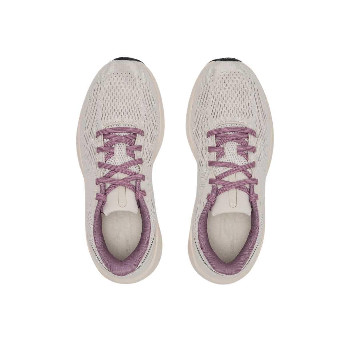 Кроссовки для бега Under Armour SONIC 7 Сетчатая ткань Дышащий Низкий Топ Беговые кроссовки Женские Светло-серый - изображение 4