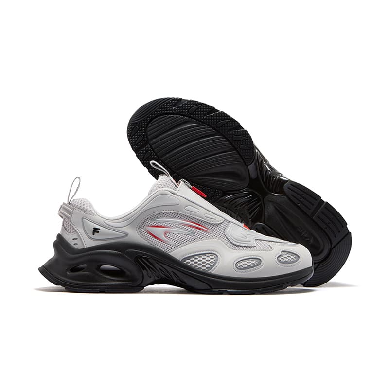 Кроссовки для бега FILA FUSION Текстиль Синтетическая кожа Низкие кеды для бега Мужские Антарктический серый - изображение 6