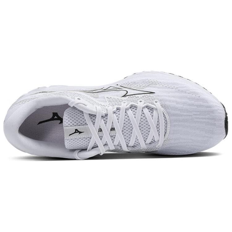 Кроссовки для бега Mizuno Wave Rider 27 White Grey - изображение 4