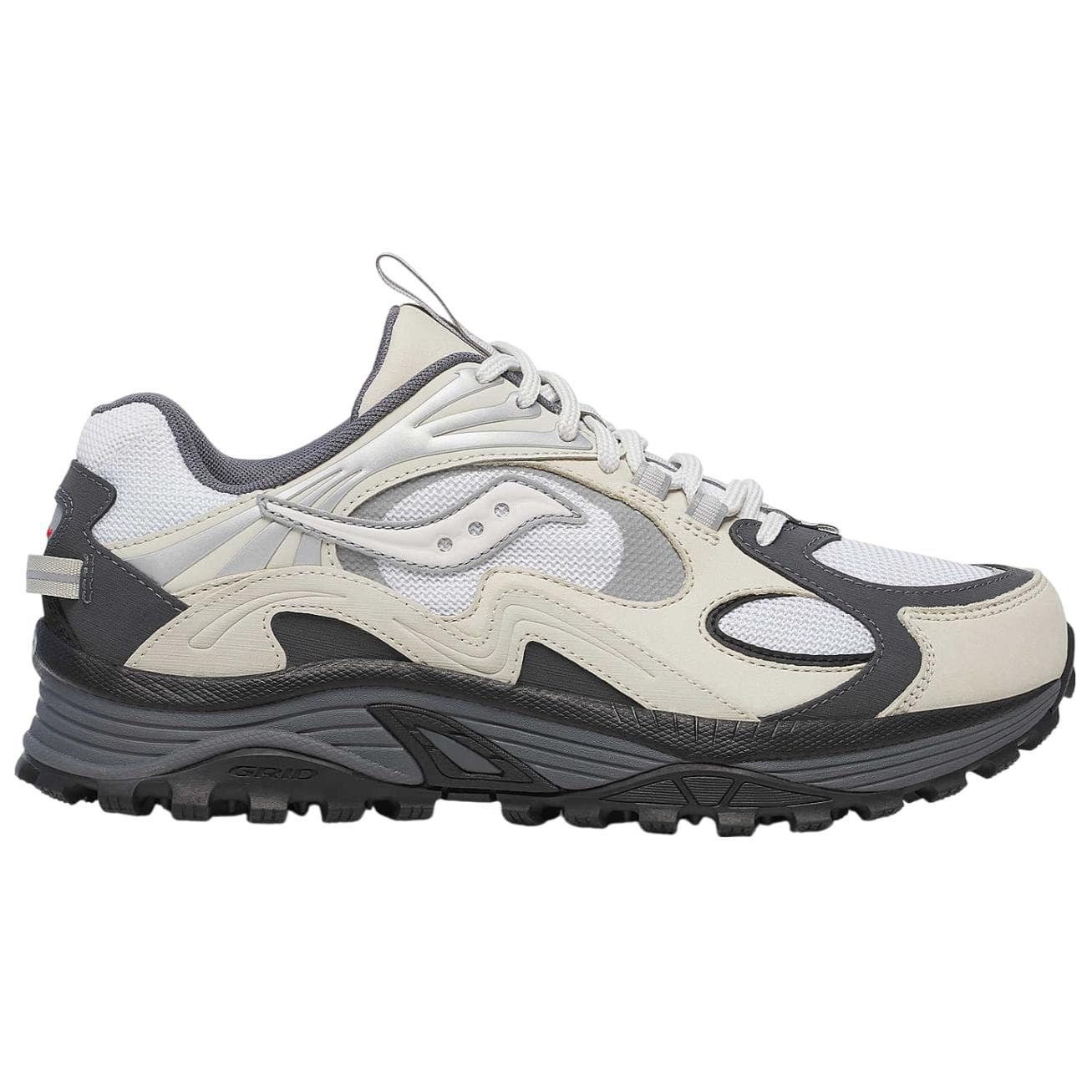 Кроссовки для бега Saucony Противоскользящие Износостойкие Низкие Беговые кроссовки Унисекс Белый Серебряный - изображение 2