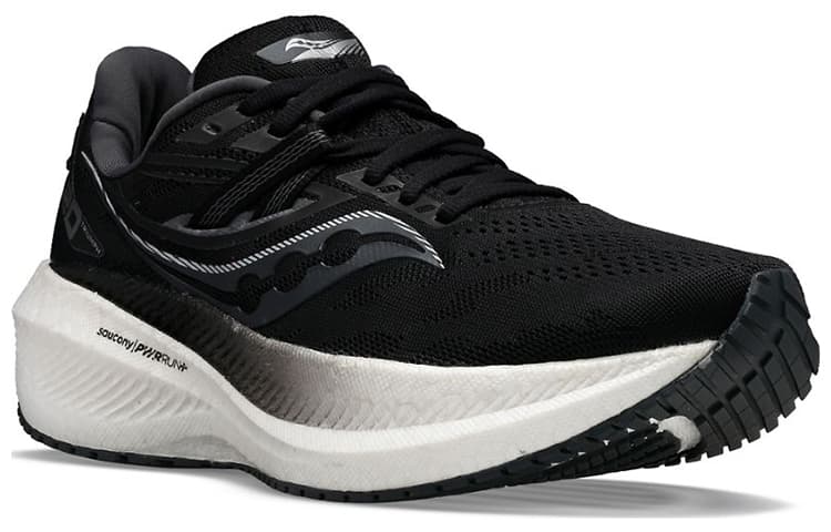 Кроссовки для бега Saucony Triumph 20 Black White - изображение 3