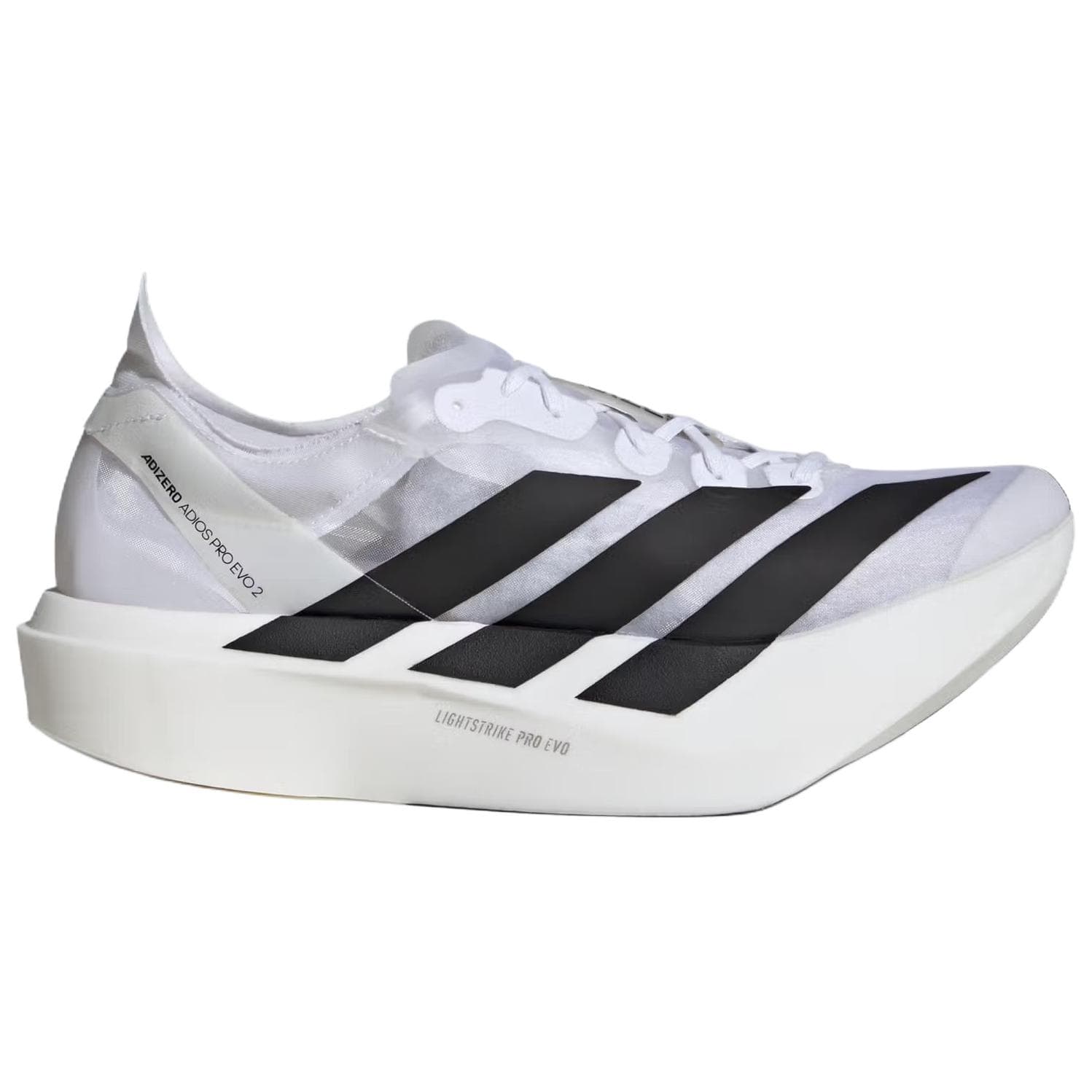 Кроссовки для бега Adidas Adizero Adios Pro Evo 2 Резинопласт Low Топ Марафон Гонки Беговые кроссовки Унисекс Белый - изображение 2