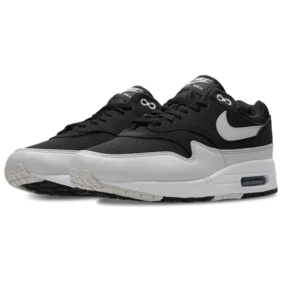 Кроссовки для бега Nike Air max 1 Дышащие Устойчивые к истиранию Низкие Повседневные Беговые Кроссовки Мужские Серый Черный - изображение 2