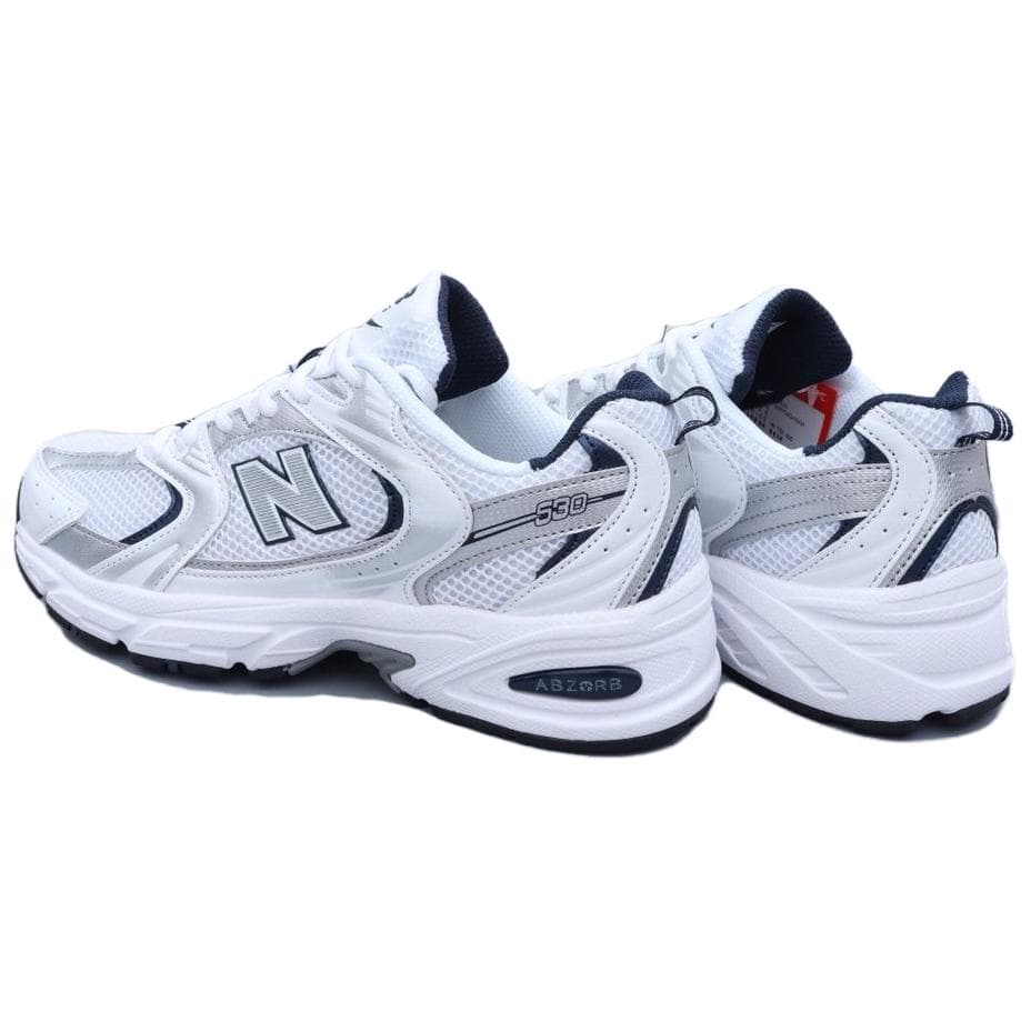 Кроссовки для бега New Balance NB 530 Устойчивые к истиранию низкие повседневные беговые кроссовки Мужские Серебряные - изображение 3