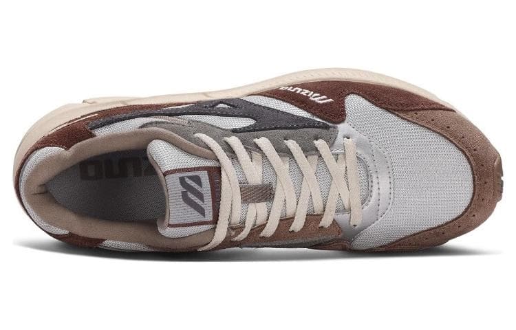 Кроссовки для бега Mizuno Pi Retro Искусственная замша синтетическая кожа амортизация противоскользящий дышащий низкий верх повседневный - изображение 3