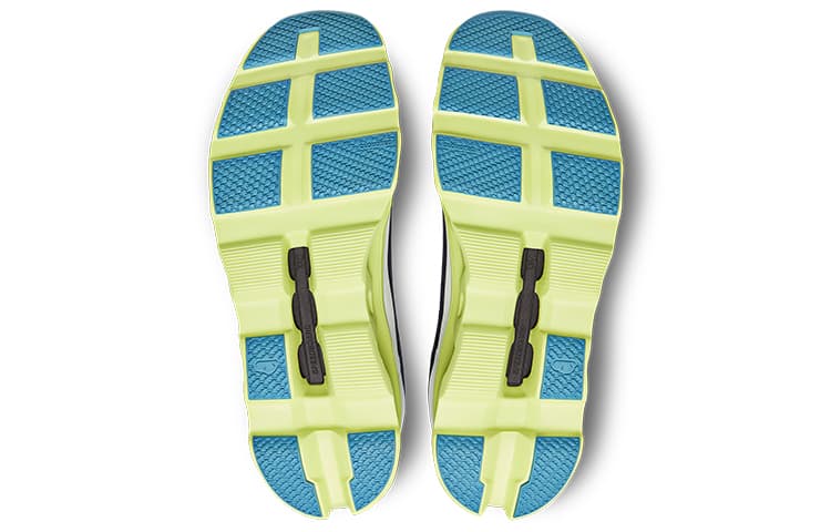 Кроссовки для бега On Cloudmonster Black Grass Yellow — фото 6