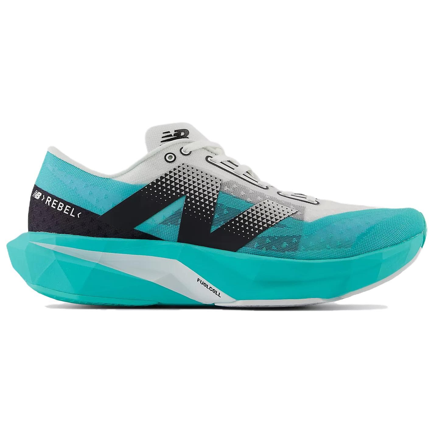 Кроссовки для бега New Balance FuelCell Rebel V4 Blue White - изображение 2
