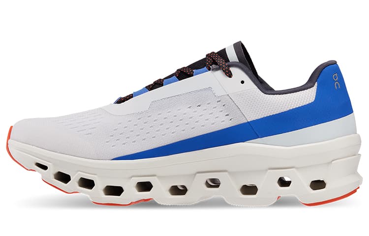 Кроссовки для бега On Cloudmonster White Navy
