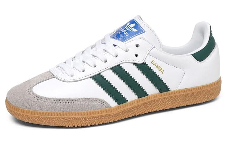 Кроссовки adidas Samba OG White Green Grey - изображение 3