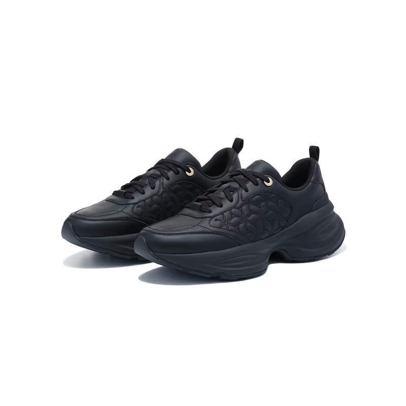 Кроссовки LI NING 1990 Classic Collection Низкие массивные кроссовки Мужские Черные - изображение 3