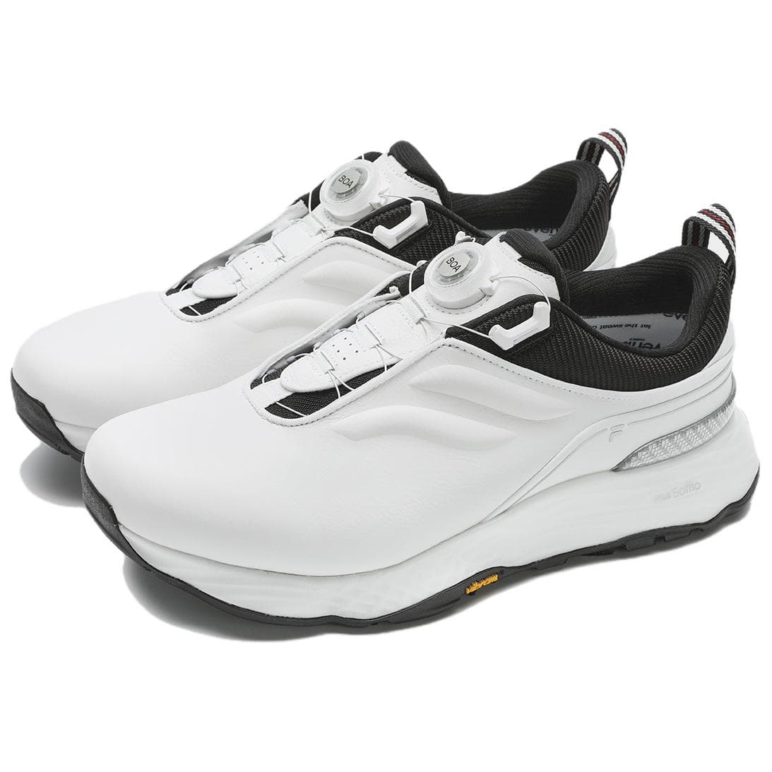 Кроссовки для гольфа FILA Устойчивая к истиранию Низкий Топ Гольф Обувь Мужская Белая - изображение 2