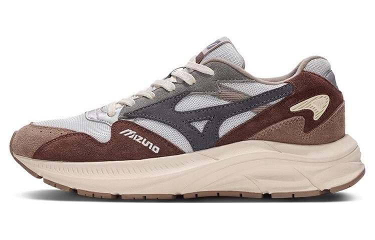 Кроссовки для бега Mizuno Pi Retro Искусственная замша синтетическая кожа амортизация противоскользящий дышащий низкий верх повседневный - изображение 1