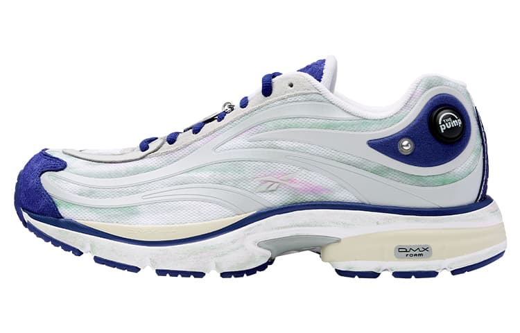 Кроссовки для бега RANDOMEVENT x Reebok RBK Premier Pump Paris Trainer White Blue - изображение 1