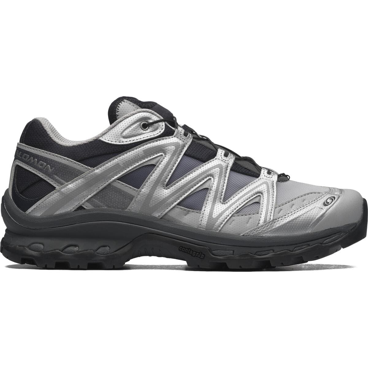 Кроссовки для бега Salomon XT Quest Low Top Trail Беговые кроссовки Унисекс Черно-серебро - изображение 2