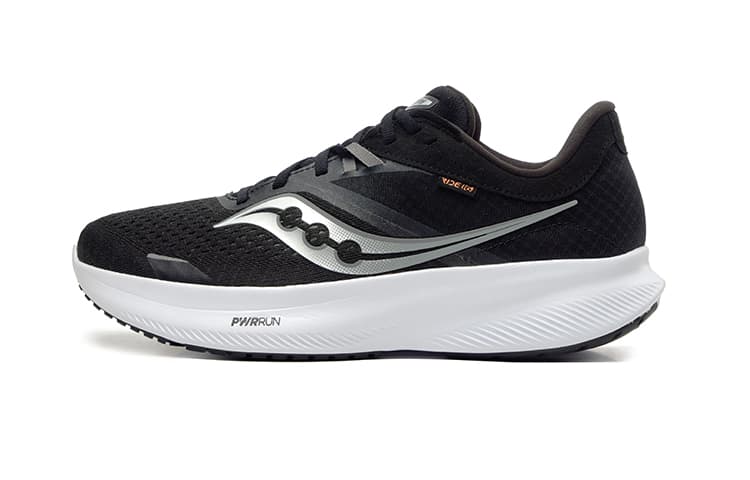 Кроссовки для бега Saucony Ride 16 Black White - изображение 1
